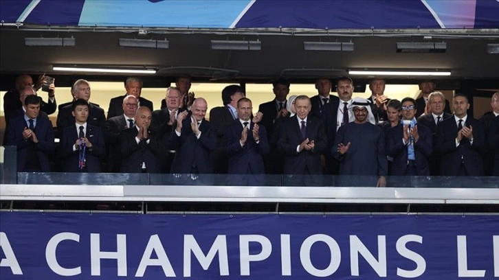 Cumhurbaşkanı Erdoğan, UEFA Şampiyonlar Ligi final maçını izledi