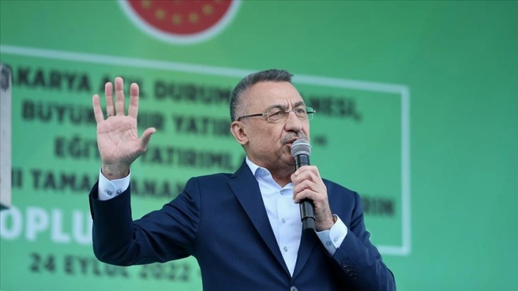 Cumhurbaşkanı Yardımcısı Oktay: Büyük ve güçlü Türkiye'yi hep birlikte inşa edeceğiz