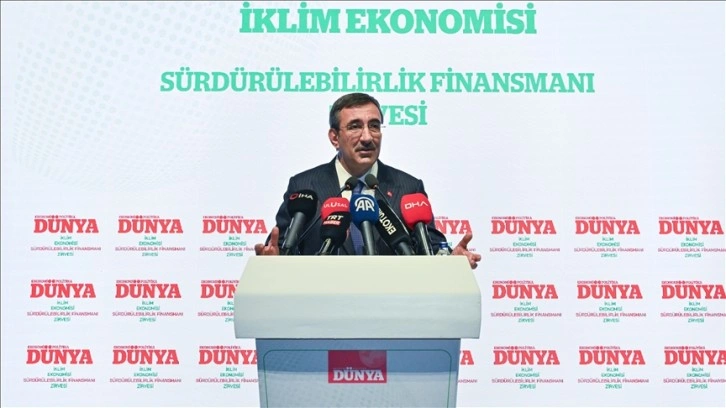 Cumhurbaşkanı Yardımcısı Yılmaz: En önemli hedeflerimizden biri düşük karbonlu ekonomiye geçiş
