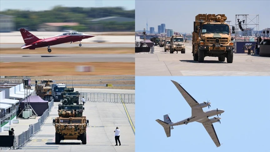 IDEF 2025'te yerli savunma sanayisi araçlarıyla geçiş töreni yapıldı