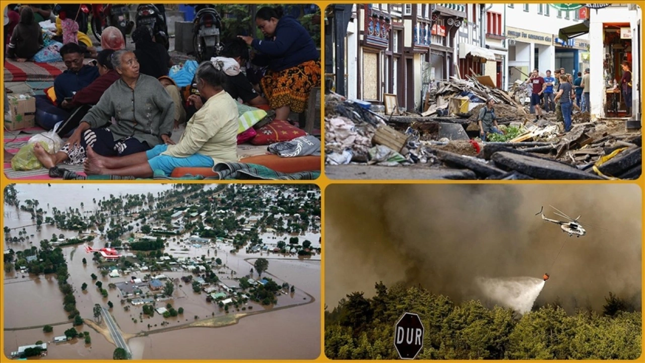 Deprem, sel ve orman yangınları gibi doğal afetler, 2025'te binlerce kişinin &ouml;l&uuml;m&uuml;ne yol a&ccedil;tı