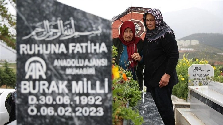 Depremlerden etkilenen Hatay, Adana ve Osmaniye'de mezarlıklara hüzünlü ziyaret