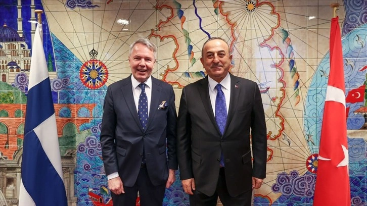 Dışişleri Bakanı Çavuşoğlu, Brüksel'de Fin mevkidaşı Haavisto ile bir araya geldi