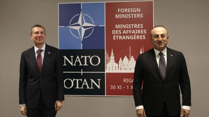 Dışişleri Bakanı Çavuşoğlu, Letonya Dışişleri Bakanı Rinkevics ile görüştü