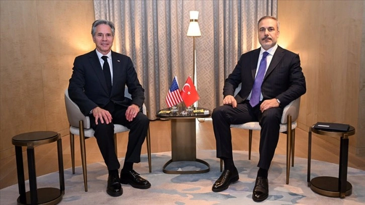Dışişleri Bakanı Fidan, Amerikalı mevkidaşı Blinken ile Riyad'da görüştü