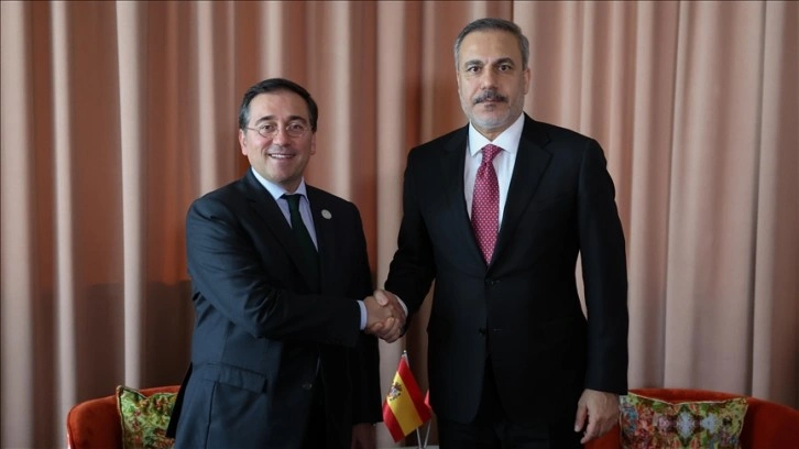 Dışişleri Bakanı Fidan, Brüksel'de İspanyol mevkidaşıyla bir araya geldi