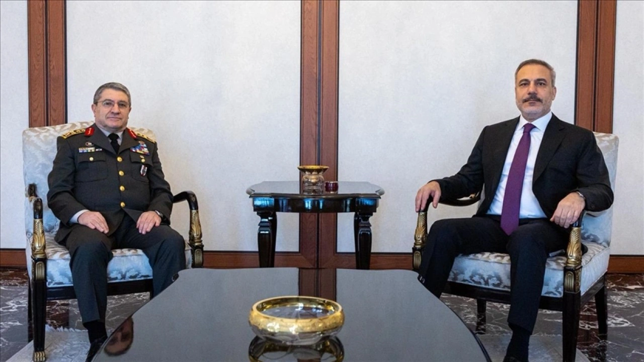 Dışişleri Bakanı Fidan, Genelkurmay Başkanı Bayraktaroğlu'nu kabul etti