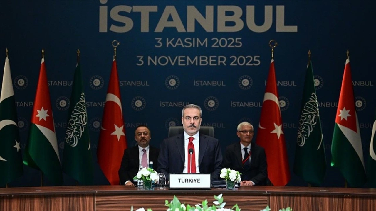 Dışişleri Bakanı Fidan'ın ev sahipliğindeki Gazze konulu toplantı başladı