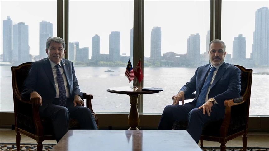Dışişleri Bakanı Fidan Malezyalı mevkidaşı Hasan ile New York'ta görüştü