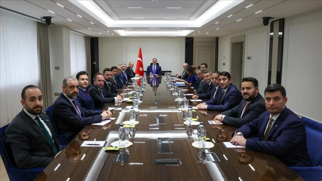 Dışişleri Bakanı Fidan, MÜSİAD Yönetim Kurulu üyelerini kabul etti