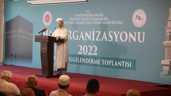 Diyanet İşleri Başkanı Erbaş: Hac dönemini irşat için önemli bir fırsat olarak görüyoruz