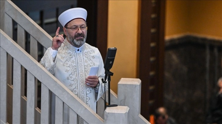 Diyanet İşleri Başkanı Erbaş: Hayatımızın her alanında hakkı gözetelim