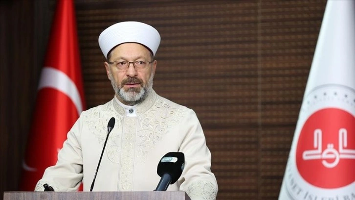 Diyanet İşleri Başkanı Erbaş: Ümmetin vahdetini, birlik ve beraberliğimizi ana gaye ediniyoruz