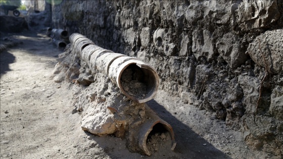 Diyarbakır'da Kanuni tarafından yaptırılan içme suyu şebekesi bulundu