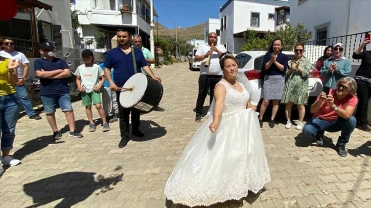 Down sendromlu Dilay'ın gelinlik hayali gerçeğe dönüştü