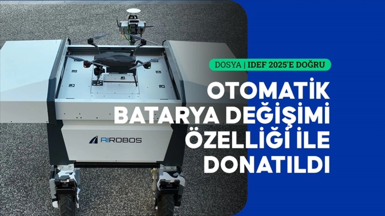 Dron barınağına hareket yeteneği kazandırıldı