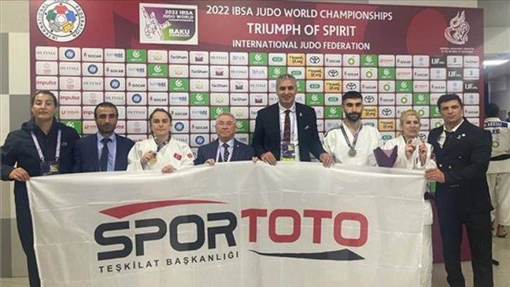 Dünya Görme Engelliler Judo Şampiyonası'nda milli sporcular 2 altın madalya kazandı