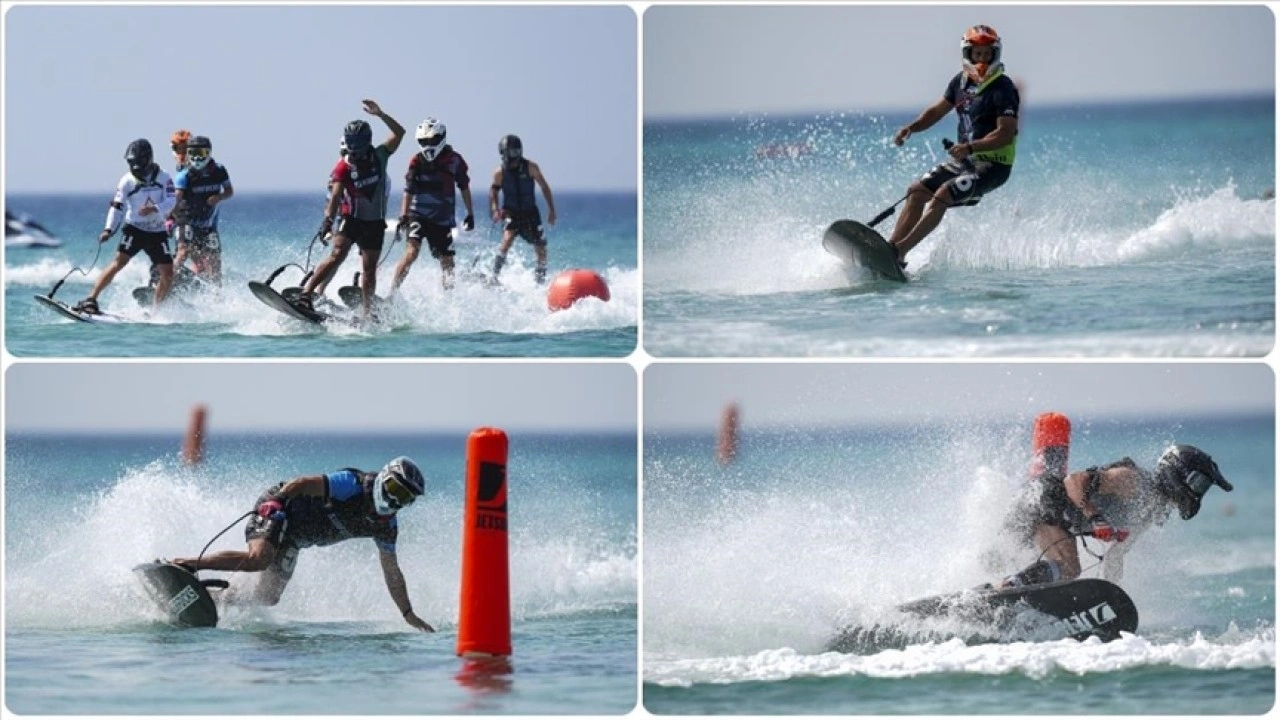 Dünya Motosurf Şampiyonası'nın ilk gün yarışları tamamlandı