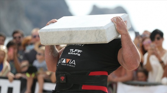 'Dünyanın en güçlü sporcuları' Alanya'da yarıştı