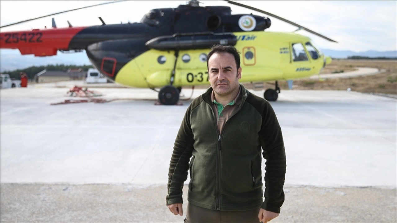 Düşen helikopterden yaralı kurtulan ormancı "yeşil vatan" için görevi başında