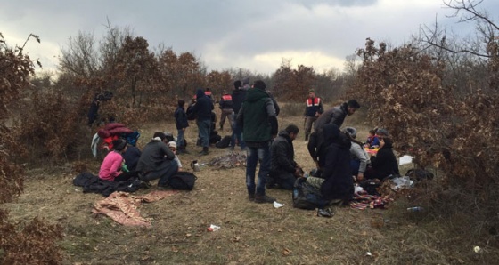 Edirne'de 23 kaçak göçmen yakalandı