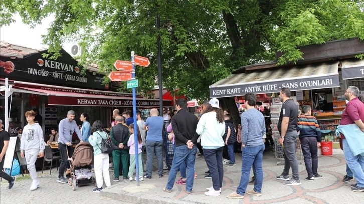 Edirne'nin tava ciğerinde bayram sırası