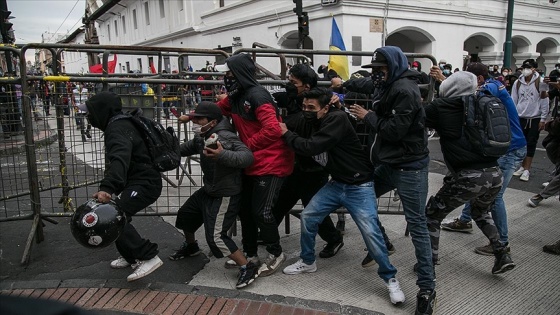 Ekvador'da hükümet karşıtı protestolarda olaylar çıktı