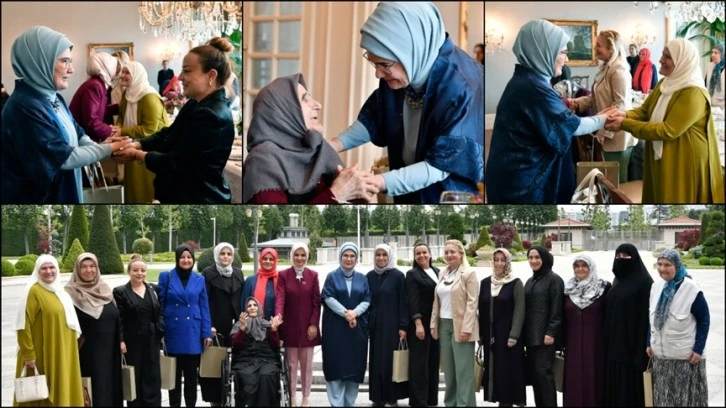 Emine Erdoğan, Anneler Günü vesilesiyle Devlet Konukevi'nde anneleri ağırladı