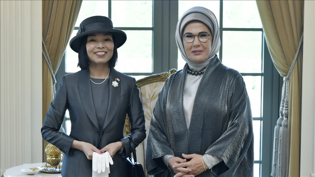 Emine Erdoğan, Japonya Altes Prensesi Mikasa ile görüştü