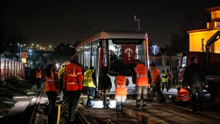 Eminönü-Alibeyköy Cep Otogarı Tramvay Hattı'nda teknik arıza