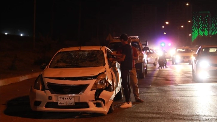 Erbil'de İHA saldırısı sonucu 3 kişi yaralandı