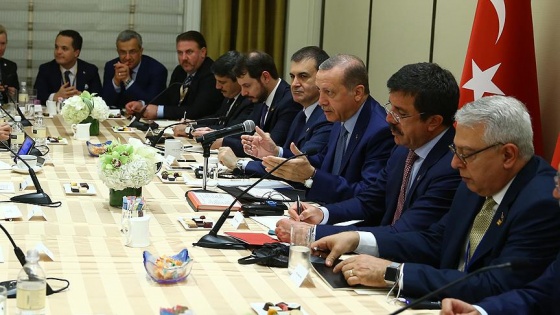 Erdoğan, bazı yatırımcılar ve iş adamlarını kabul etti