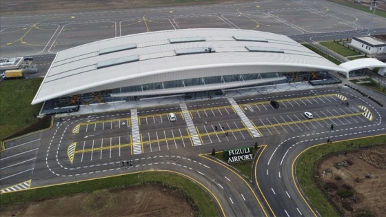 Erdoğan ve Aliyev'in açılışını yapacağı Fuzuli Havalimanı 8 ayda inşa edildi