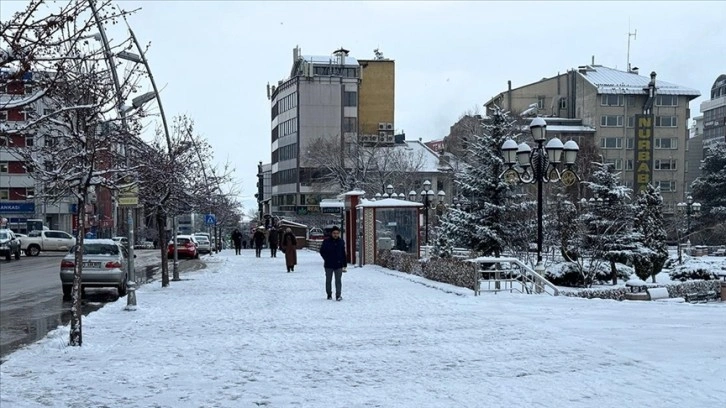 Erzurum, Tunceli, Ağrı, Ardahan ve Kars'ta kar yağışı etkili oluyor