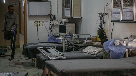 Esed rejiminin Halep'te hastaneyi vurması binlerce sivili mağdur etti
