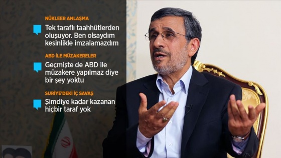 İran eski Cumhurbaşkanı Ahmedinejad AA'ya konuştu
