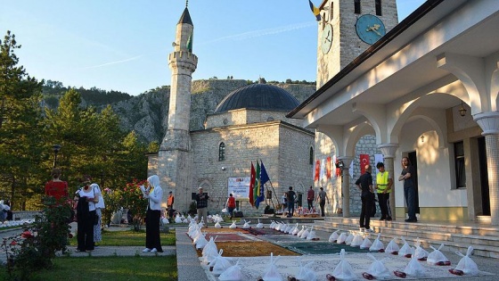 Eyyübiye Belediyesi Bosna Hersek'te iftar verdi