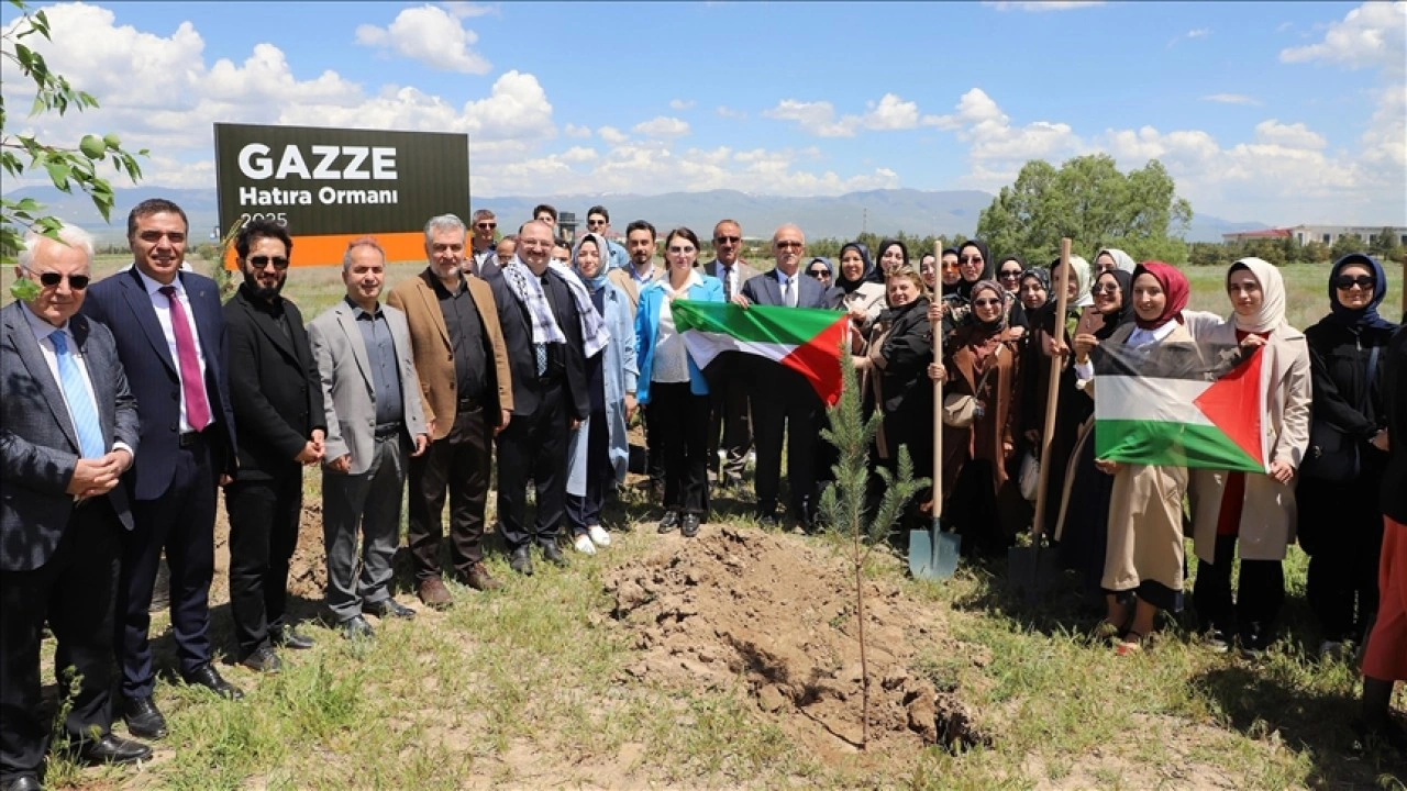 Filistin halkının yaşadığı acılara dikkati çekmek için 'Gazze Hatıra Ormanı' oluşturuldu