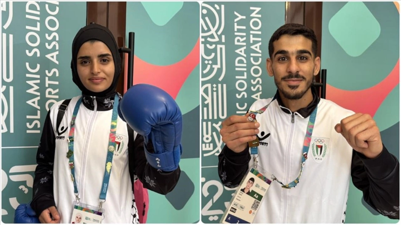 Filistinli sporcular Fahima ile Ahmed, yaşam mücadelelerini AA'ya anlattı