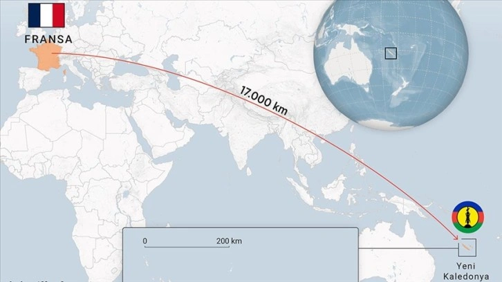 Fransa, kolonisi Yeni Kaledonya'da talepleri bastırmak için silahlı operasyon başlattı