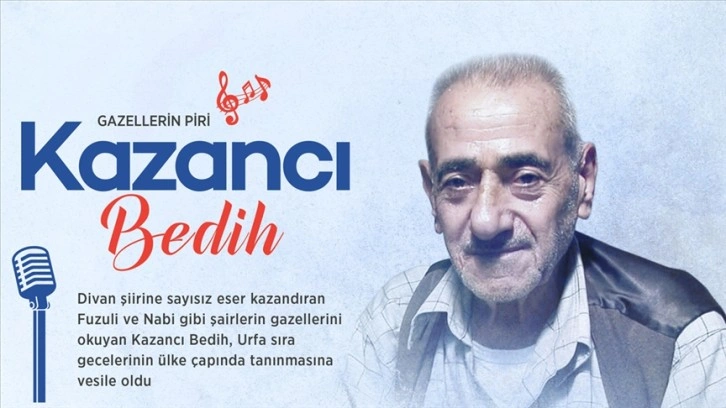 'Gazelhanların piri' Kazancı Bedih'in vefatının üzerinden 18 yıl geçti