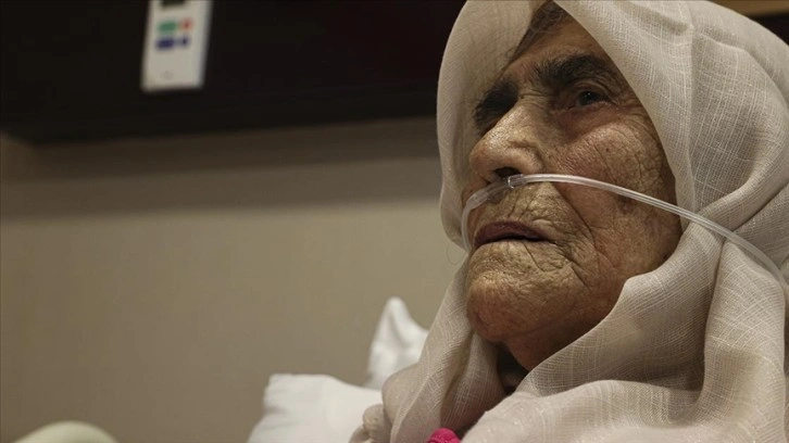 Gaziantepli 111 yaşındaki Hatice nine hayata beşinci kez 