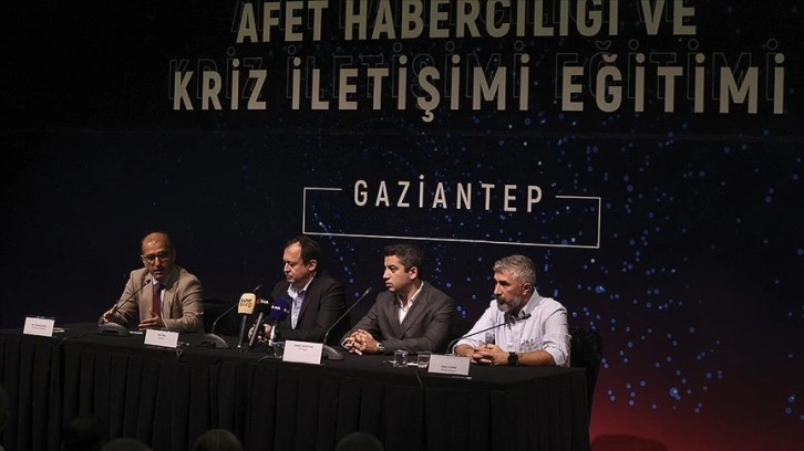 Gaziantep'te 'Afet Haberciliği ve Kriz İletişimi Eğitimi' sona erdi