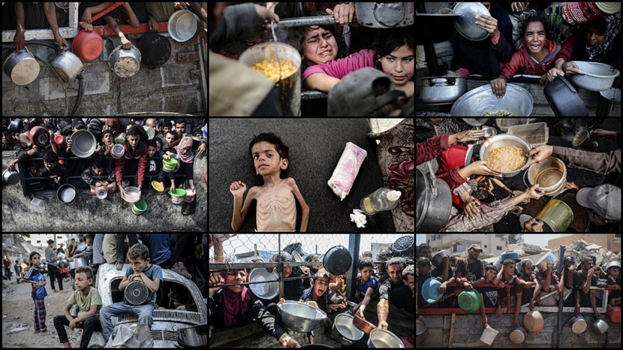 Gazze Şeridi’nden sosyal medyaya taşan feryat: #Gazze_Açlıktan_Ölüyor
