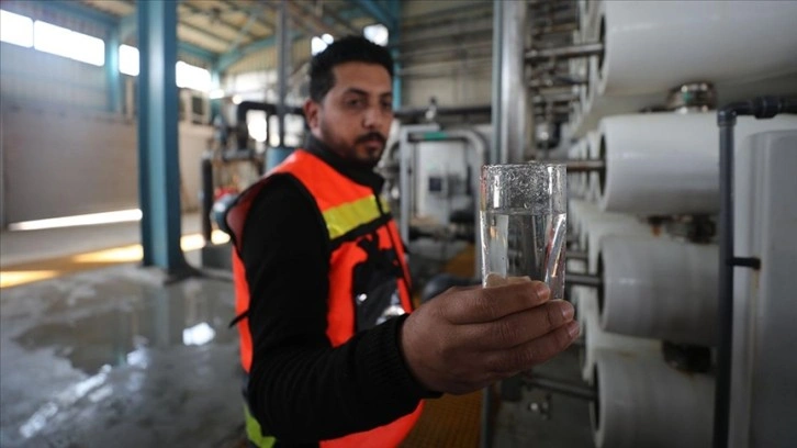 Gazze'de deniz suyunu arıtan tesisler Filistinlilerin can simidi oldu