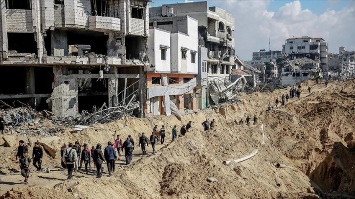 Gazze’nin yaşam dolu bölgesi Muhaberat, İsrail saldırılarıyla moloz yığınına dönüştü
