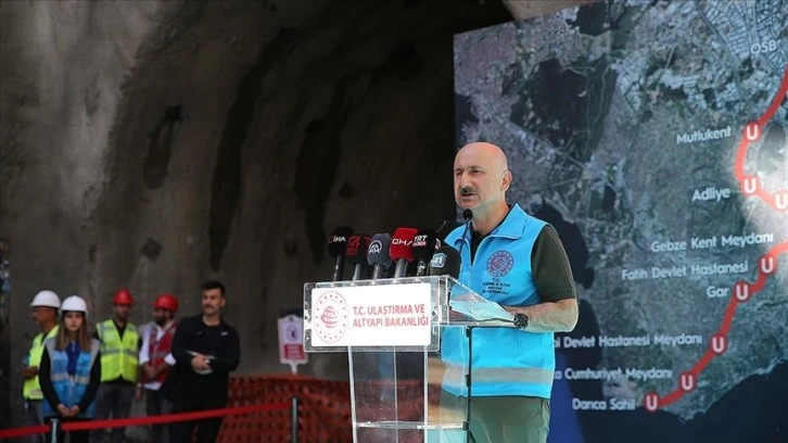 Gebze OSB-Darıca Sahil Metro Hattı rekor sürede tamamlandı