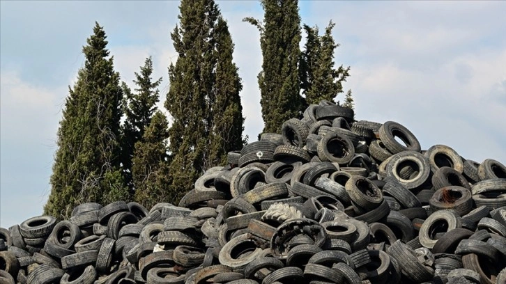 Geçen yıl 423 bin ton hurda lastik ekonomiye kazandırıldı