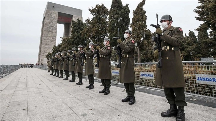 Gelibolu Yarımadası'nda Çanakkale Zaferi törenlerinin genel provası yapıldı