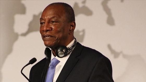 Gine'de Cumhurbaşkanı Alpha Conde’ye destek gösterisi